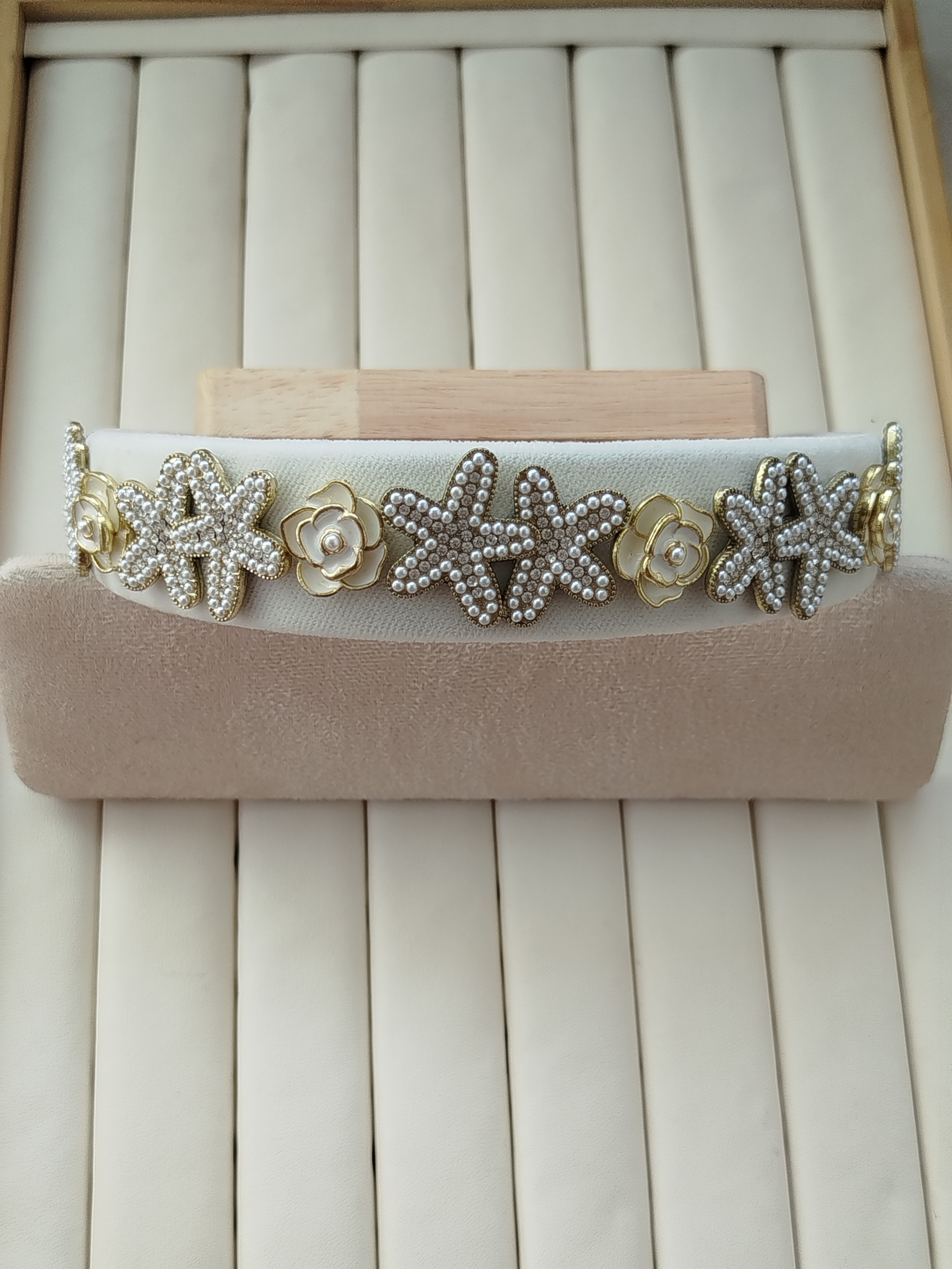 تل خارجی نگین دار مدل ستاره کد 12