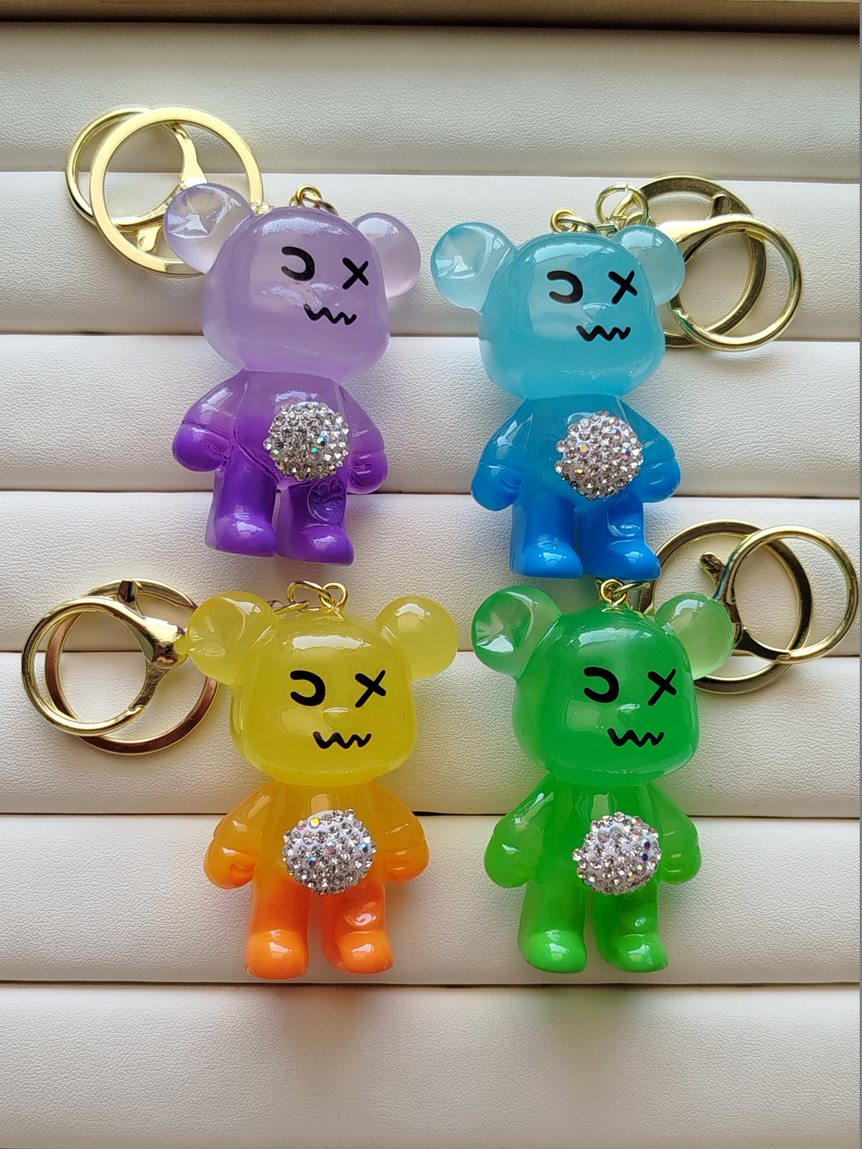 جا کلیدی حلقه طلایی -طرح خرسی -کد 20