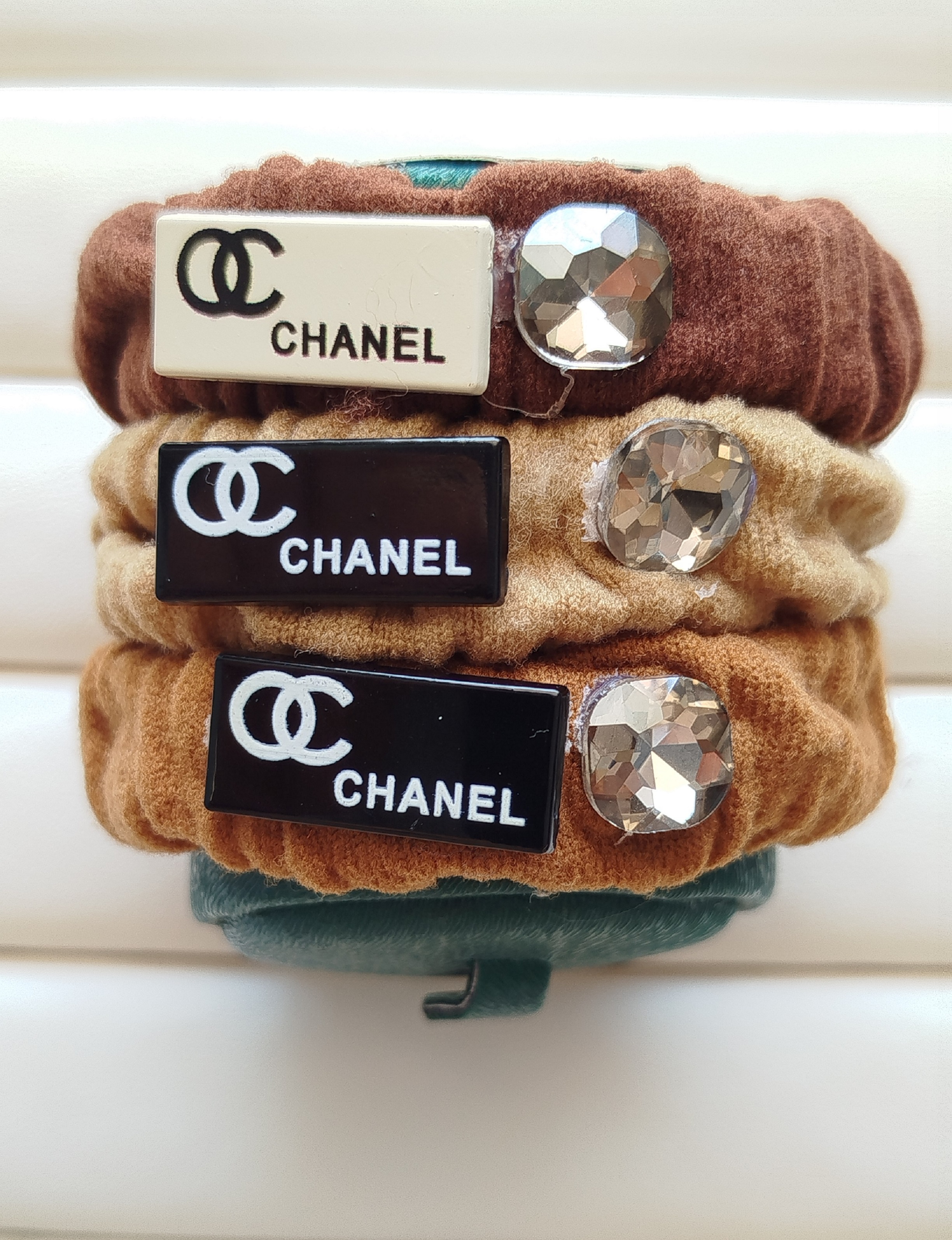 کش مو نگین دار CHANEL کد 20
