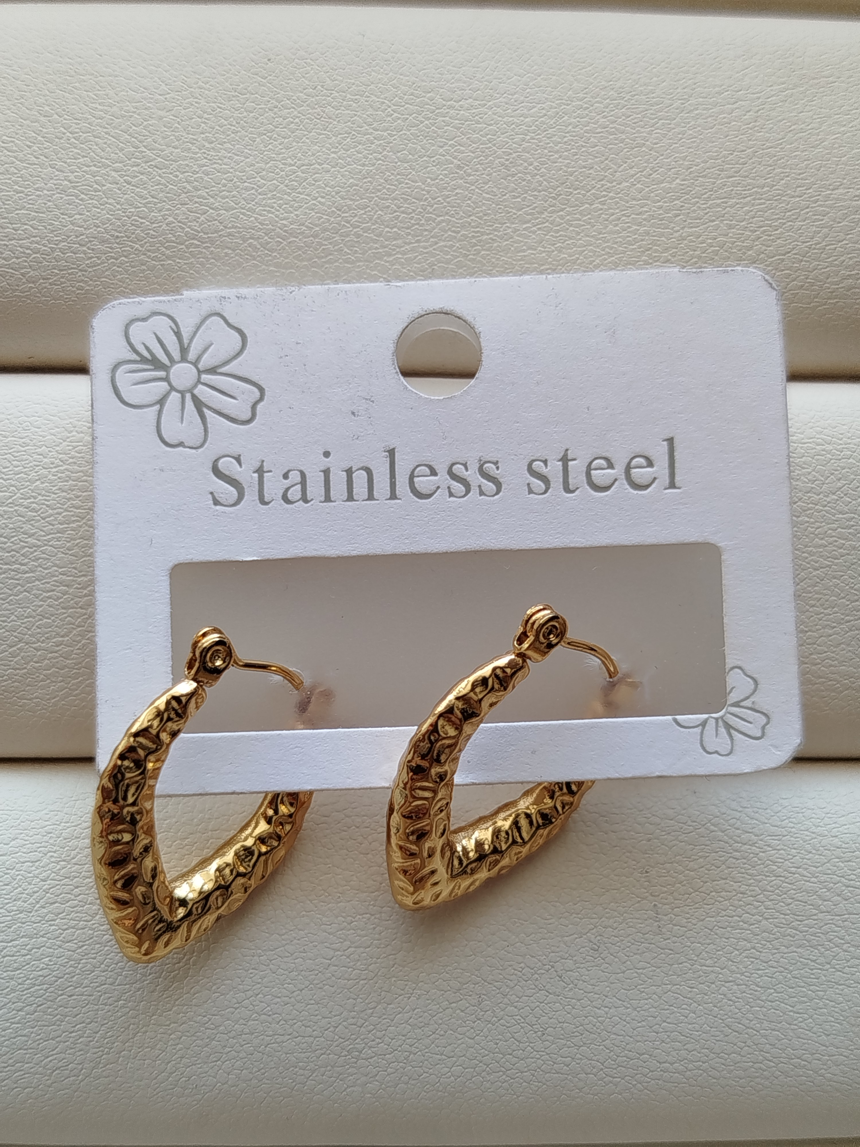 گوشواره  چفتی طرح طلا کد 72