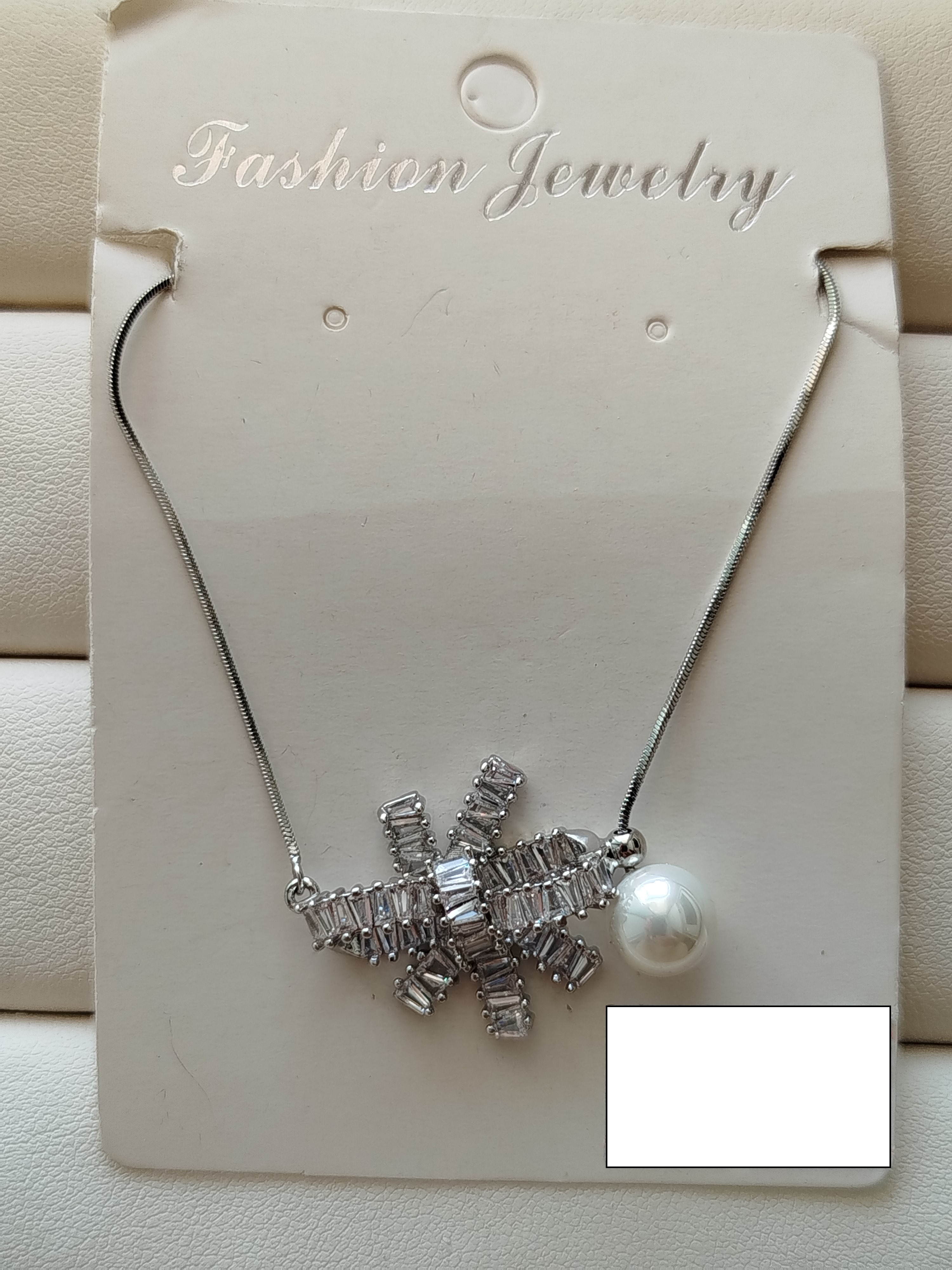 گردنبند تمام نگین رنگ ثابت اعلا کد 56