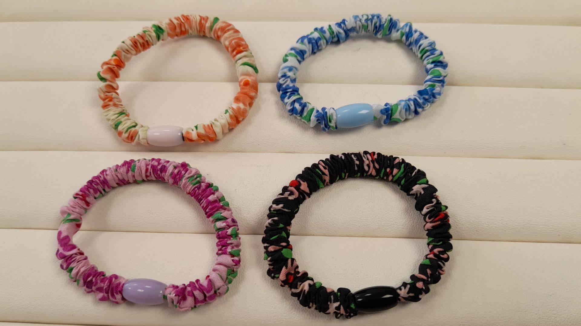 کش مو پارچه ای گل ریز کد 116