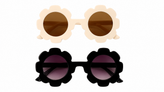 عینک آفتابی بچگانه طرح گل کد 3