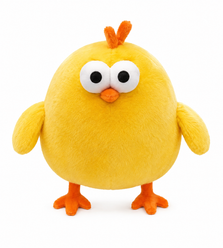 عروسک پولیشی مرغ ارتفاع 25 سانت کد 6