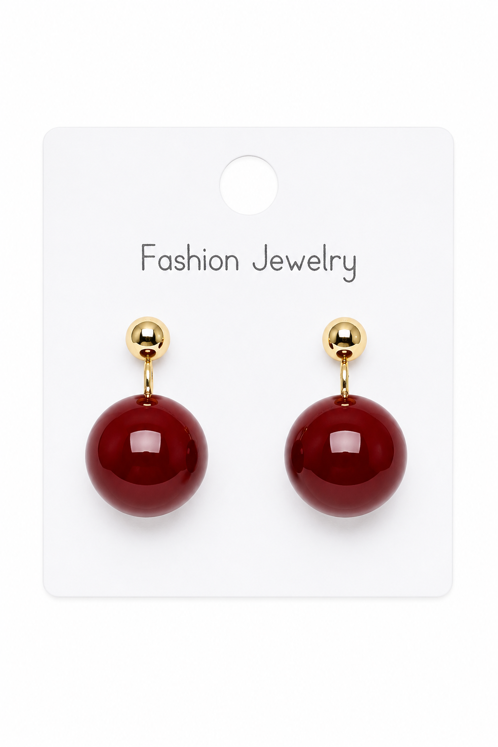 گوشواره طرح گیلاسی کد 114
